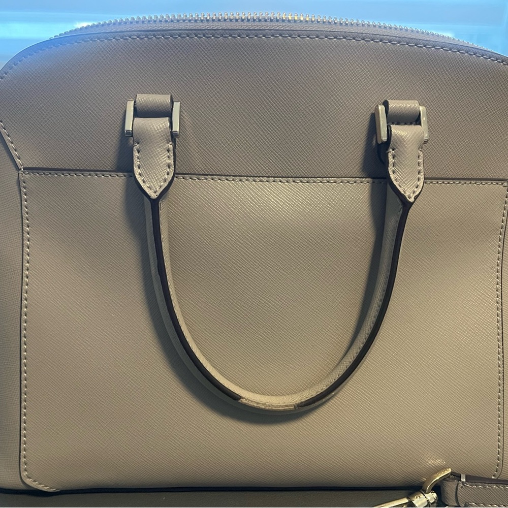 Kate Spade gray purse.
